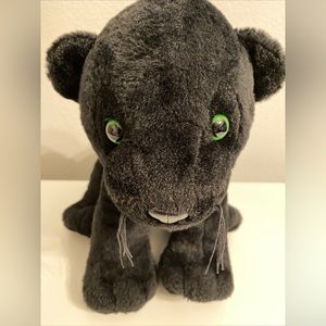 Teddy Mountain Black Panther Plush Stuffed Animal 11” Baby Cub Wild Tiger Cat